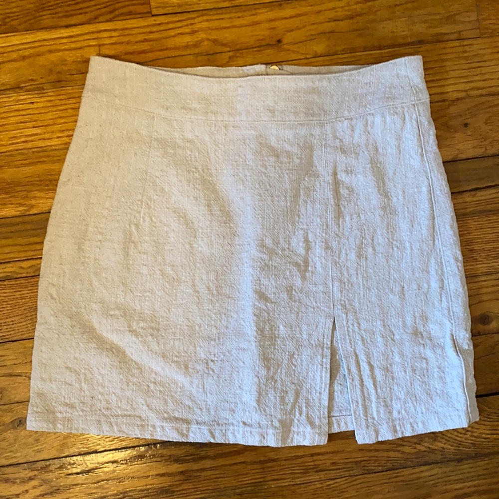 Oatmeal Mini skirt